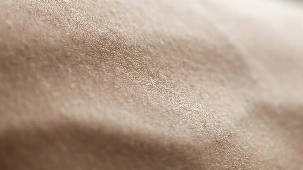 Extreme close-up of relaxed muscle fibers showing recovery texture