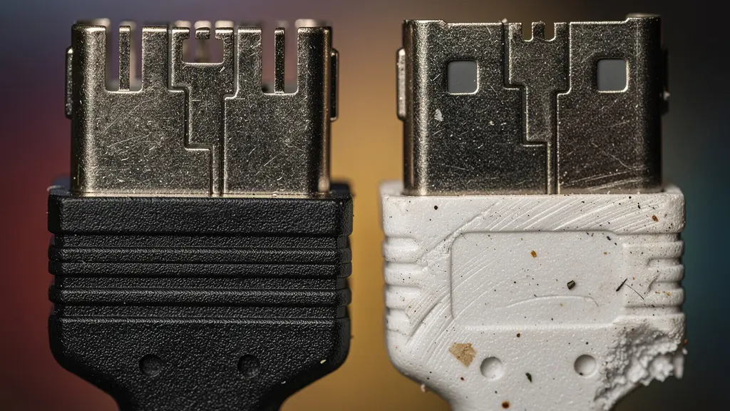 Macro shot comparing proprietary versus standard e-bike components
